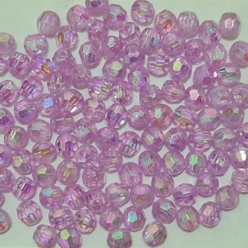 6mm Faceted AB Bead #5