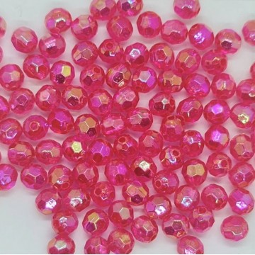 6mm Faceted AB Bead #14