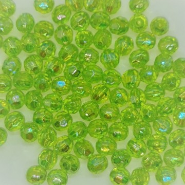 6mm Faceted AB Bead #4