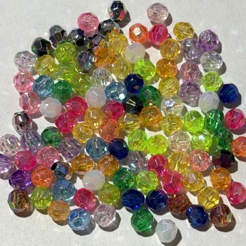 6mm Faceted AB Bead #23