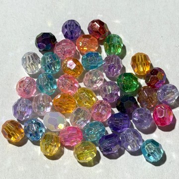 8mm Faceted AB Bead #23