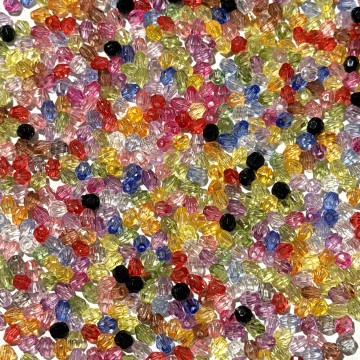 3mm Faceted Clear Bead #18