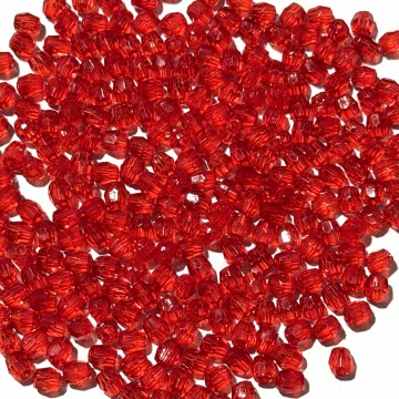 4mm Faceted Clear Bead #1