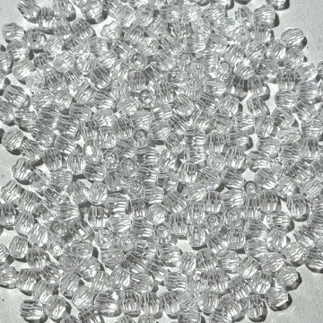 4mm Faceted Clear Bead #17