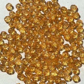 5mm Faceted Clear Bead #3