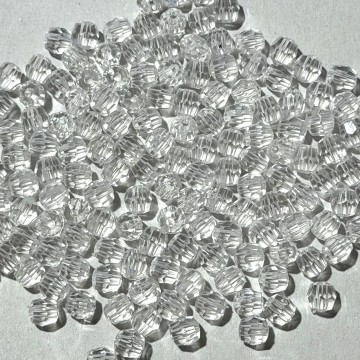 5mm Faceted Clear Bead #17