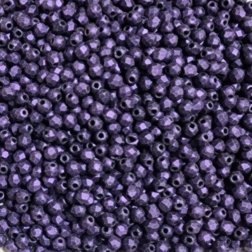 Fire Polish 2mm Metallic Suede-Purple