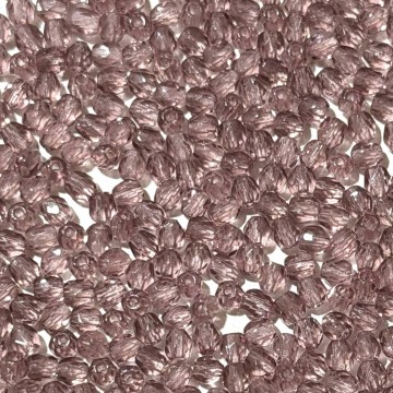 Fire Polish 3mm Lt Amethyst