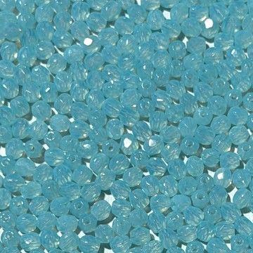 Fire Polish 3mm Milky Aquamarine