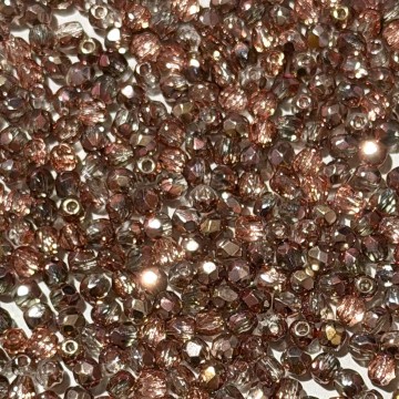 Fire Polish 3mm Apollo - Gold