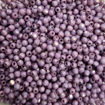 Fire Polish 2mm Luster-Opaque Lilac