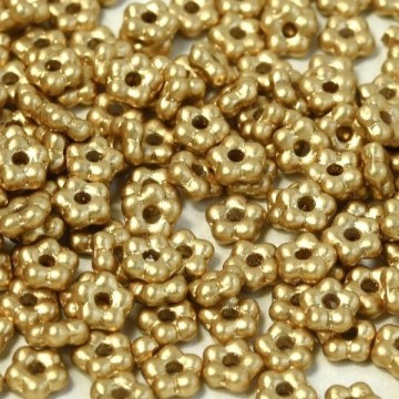 Flower Beads 5mm Aztec Gold