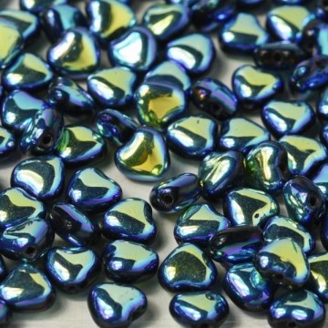 Glass Hearts 6mm Jet Full AB