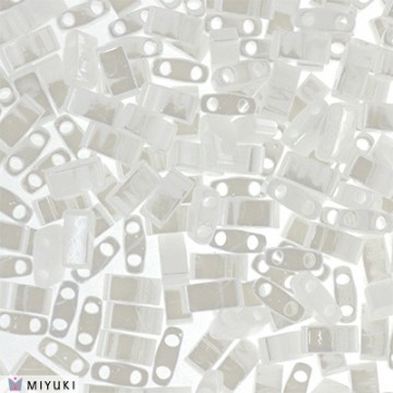 Half Tila Beads HTL0420 Pearl Ceylon