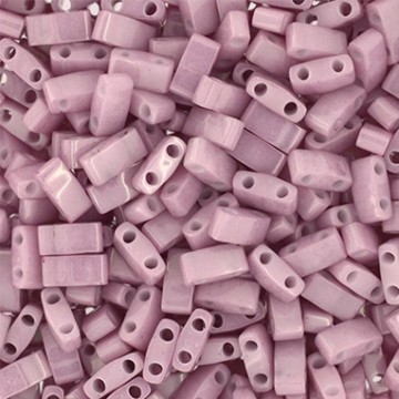 Half Tila Beads HTL0599 Opaque Antique Rose Luster