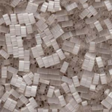 Half Tila Beads HTL2553 Silk Pale Light Lilac