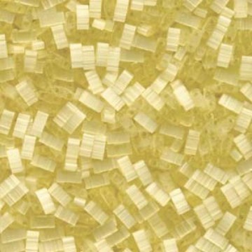 Half Tila Beads HTL2554 Silk Pale Yellow