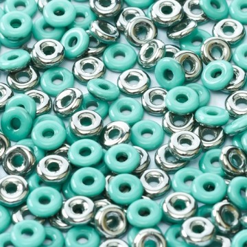 O Bead Jade Chrome