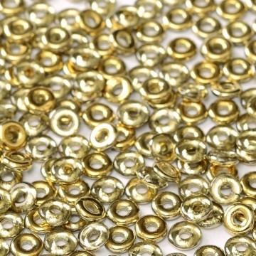 O Bead Crystal Amber