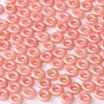 O Bead Alabaster Pastel Lt.Coral