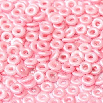 O Bead Alabaster Pastel Pink