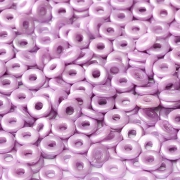 O Bead Alabaster Pastel Lila