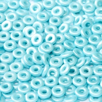O Bead Alabaster Pastel Aqua