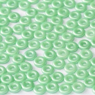 O Bead Alabaster Pastel Lt.Green