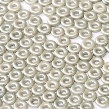O Bead Alabaster Pastel Lt.Grey