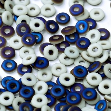 O Bead Chalk White Azuro Matted