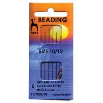 Pony Beading Needle Size 10 & 12
