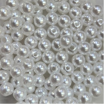 6mm Synthetic Pearl White