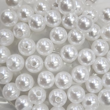7mm Synthetic Pearl White