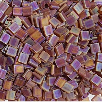 Tila Beads TL0134FR Matte Transparent Dark Topaz AB