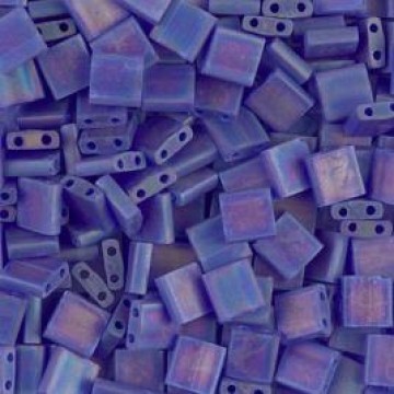 Tila Beads TL0151FR Matted Transparent Cobalt AB