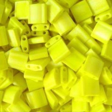 Tila Beads TL0404FR Opaque Yellow Matted AB