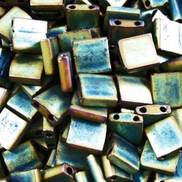 Tila Beads TL2008 Matted Metallic Patina Iris