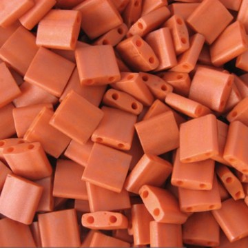 Tila Beads TL2315 Matted Opaque Terra Cotta