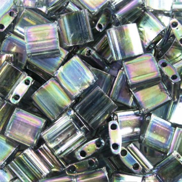 Tila Beads TL2440D Dk Grey Rainbow Luster