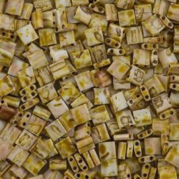 Tila Beads TL4512 Picasso Opaque Canary Yellow