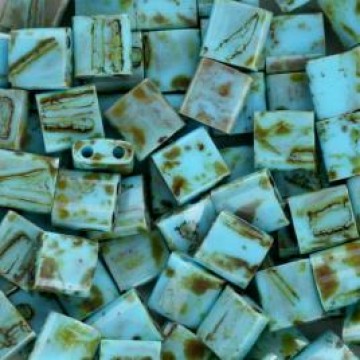 Tila Beads TL4514  Picasso Opaque Seafoam Green