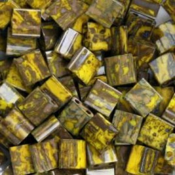 Tila Beads TL4519 Picasso Opaque Yellow