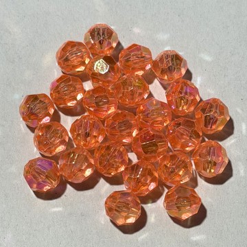 10mm Faceted AB Bead #21