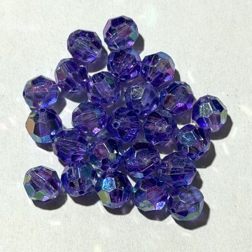 10mm Faceted AB Bead #17