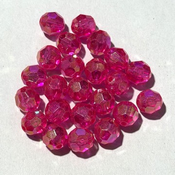 10mm Faceted AB Bead #14