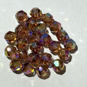 10mm Faceted AB Bead #13