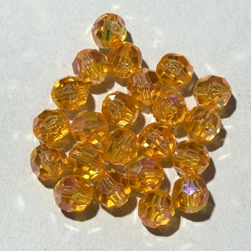 10mm Faceted AB Bead #7