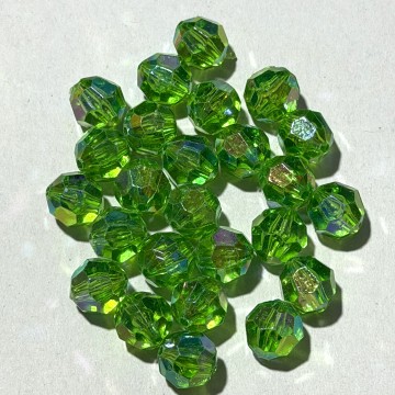 10mm Faceted AB Bead #3
