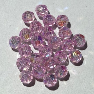 10mm Faceted AB Bead #1