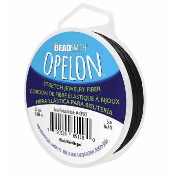 Opelon Stretch Jewelry Fiber Black 0.7mm